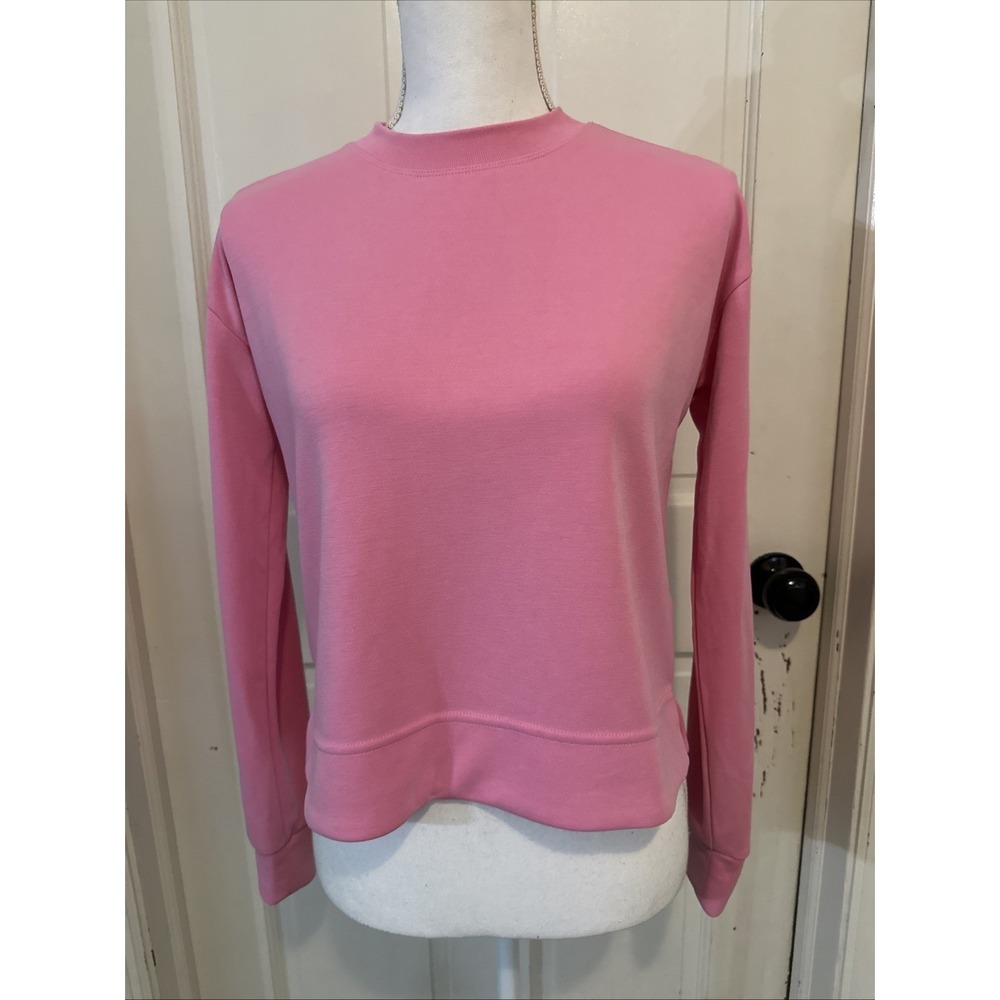 Athleta Sweatshirt Womens‎ XS Seasoft Stretch Crewneck Top Relaxed
